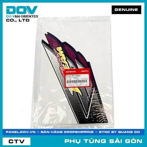 TEM CỐP TRÁI *R150CU* | HONDA PARTS CODE 87104KFV790ZA — 87104KFV790ZA