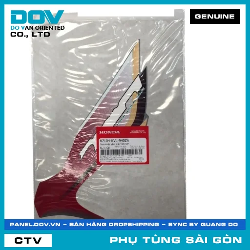 TEM A ỐP YẾM TRÁI *R315P* | HONDA PARTS CODE 87104KVL940ZA — 87104KVL940ZA