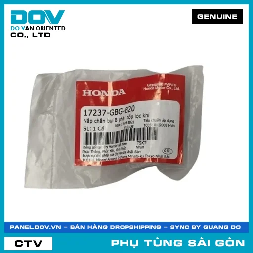 TEM A ỐP ỐNG YẾM TRÁI *R313C* | HONDA PARTS CODE 87104KYL920ZB — 87104KYL920ZB