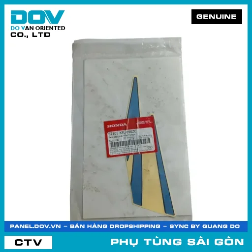 TEM CỐP PHẢI *PB171MU* | HONDA PARTS CODE 87105KFL890ZC — 87105KFL890ZC