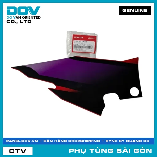 TEM CỐP PHẢI *R263* | HONDA PARTS CODE 87106KTL780ZB — 87106KTL780ZB