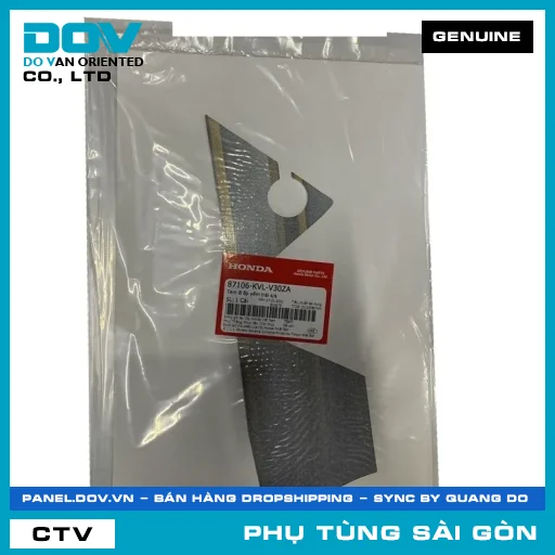 TEM B ỐP YẾM TRÁI S/S | HONDA PARTS CODE 87106KVLV30ZA — 87106KVLV30ZA