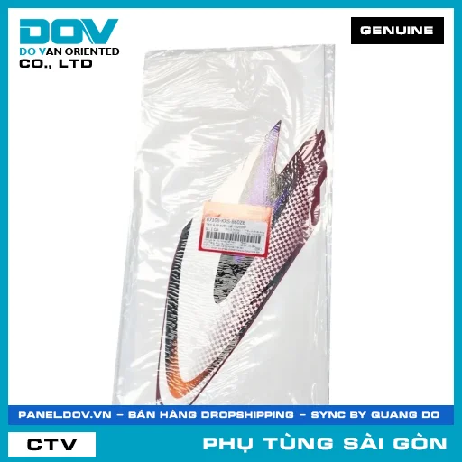 TEM A ỐP SƯỜN TRÁI *R203M* | HONDA PARTS CODE 87108KRS860ZB — 87108KRS860ZB