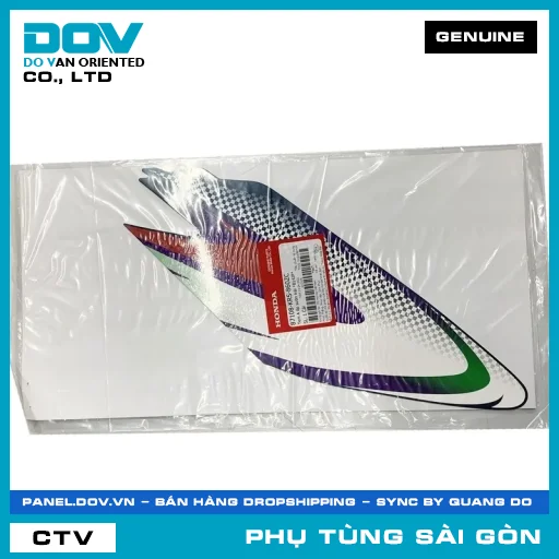 TEM A ỐP SƯỜN TRÁI *B142P* | HONDA PARTS CODE 87108KRS860ZC — 87108KRS860ZC