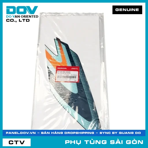 TEM A ỐP SƯỜN TRÁI *B142P* | HONDA PARTS CODE 87108KRS900ZC — 87108KRS900ZC