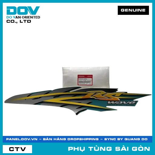 TEM ỐP SƯỜN TRÁI *BG132M* | HONDA PARTS CODE 87108KTL640ZE — 87108KTL640ZE
