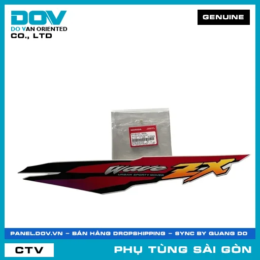 TEM A ỐP SƯỜN TRÁI *NH193P* | HONDA PARTS CODE 87108KTL780ZA — 87108KTL780ZA