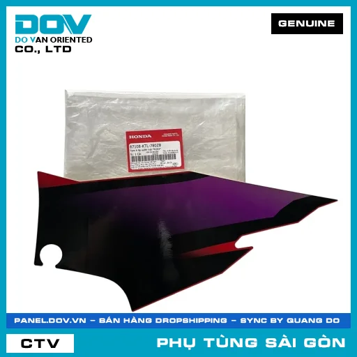 TEM A ỐP SƯỜN TRÁI *R263* | HONDA PARTS CODE 87108KTL780ZB — 87108KTL780ZB
