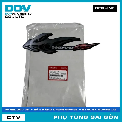 TEM ỐP SƯỜN TRÁI | HONDA PARTS CODE 87108KVR910 — 87108KVR910