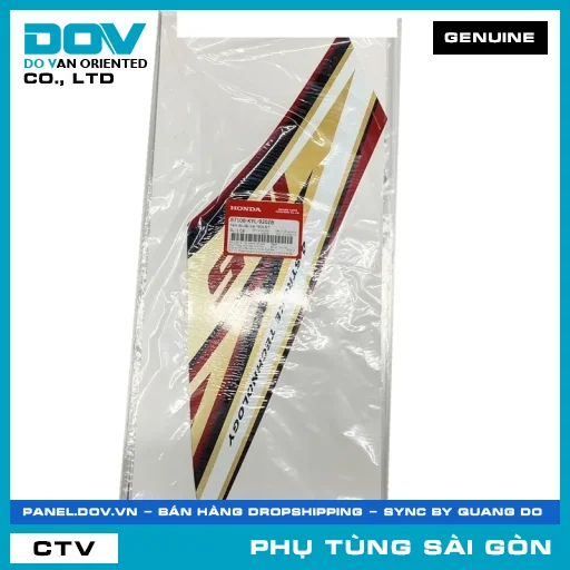 TEM ỐP CỐP TRÁI *R313C* | HONDA PARTS CODE 87108KYL920ZB — 87108KYL920ZB