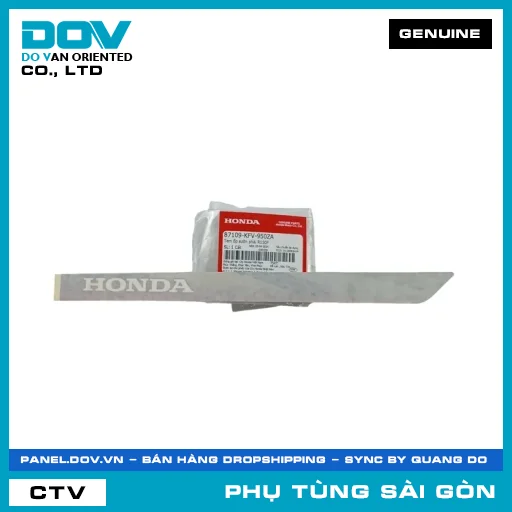 TEM ỐP SƯỜN PHẢI R150F | HONDA PARTS CODE 87109KFV950ZA — 87109KFV950ZA