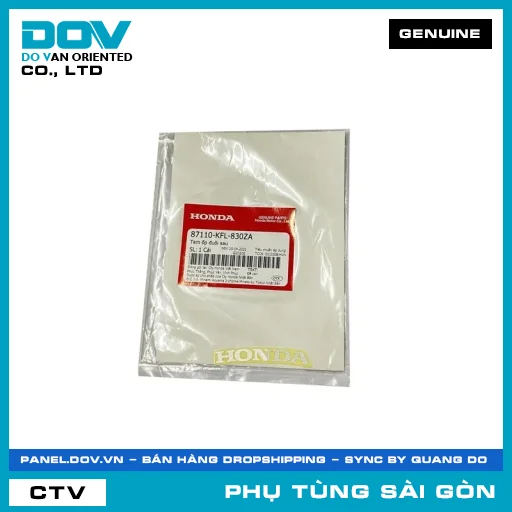 TEM ỐP ĐUÔI SAU | HONDA PARTS CODE 87110KFL830ZA — 87110KFL830ZA