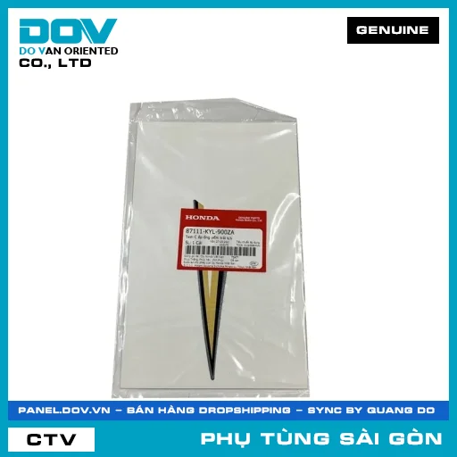 TEM C ỐP ỐNG YẾM TRÁI S/S | HONDA PARTS CODE 87111KYL900ZA — 87111KYL900ZA