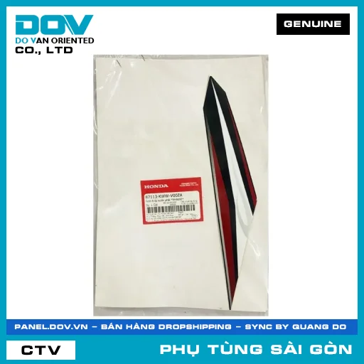 TEM B ỐP SƯỜN PHẢI *NHA69P* | HONDA PARTS CODE 87113KWWV00ZA — 87113KWWV00ZA