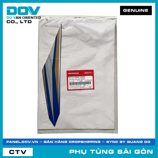TEM B ỐP SƯỜN PHẢI *B206M* | HONDA PARTS CODE 87113KWWV00ZC — 87113KWWV00ZC