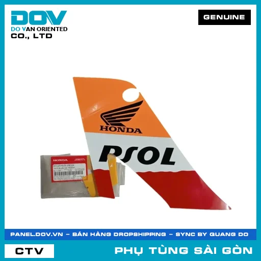 TEM A ỐP YẾM TRÁI *PB383M* | HONDA PARTS CODE 87114KVRV80ZA — 87114KVRV80ZA