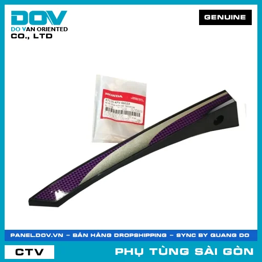 BỘ ỐP NHỰA SƯỜN TRÁI *R203M-PB | HONDA PARTS CODE 87115KFV660ZA — 87115KFV660ZA