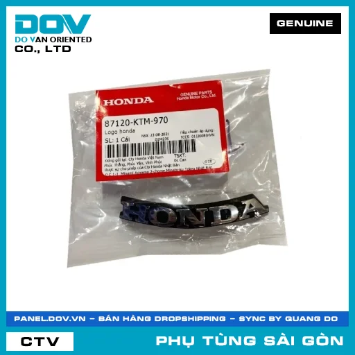 LOGO HONDA | HONDA PARTS CODE 87120KTM970 — 87120KTM970