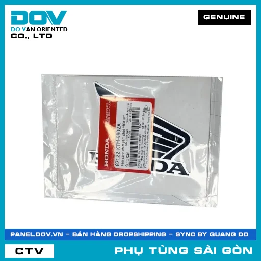 TEM CÁNH CHIM YẾM PHẢI *R315P* | HONDA PARTS CODE 87122KTM980ZA — 87122KTM980ZA
