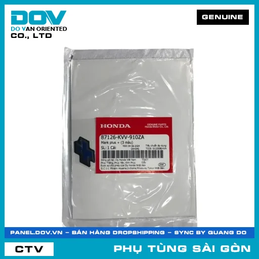 MARK PLUS + (3 MÀU) | HONDA PARTS CODE 87126KVV910ZA — 87126KVV910ZA