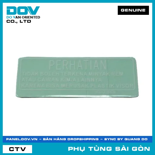 (G1) TEM HƯỚNG DẪN MẶT ĐỒNG HỒ CONTERMET | HONDA PARTS CODE 87522KCJ660 — 87522KCJ660