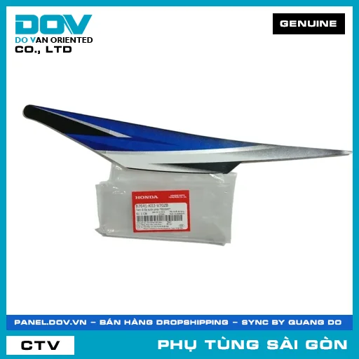 TEM B ỐP SƯỜN PHẢI *B206M* | HONDA PARTS CODE 87641K03V70ZB — 87641K03V70ZB