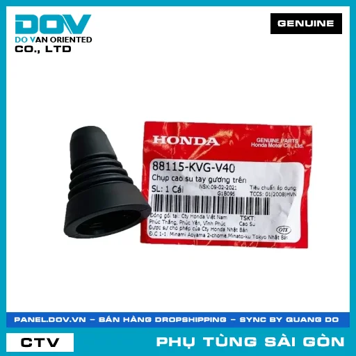 CHỤP CAO SU TAY KIẾNG TRÊN | HONDA PARTS CODE 88115KVGV40 — 88115KVGV40