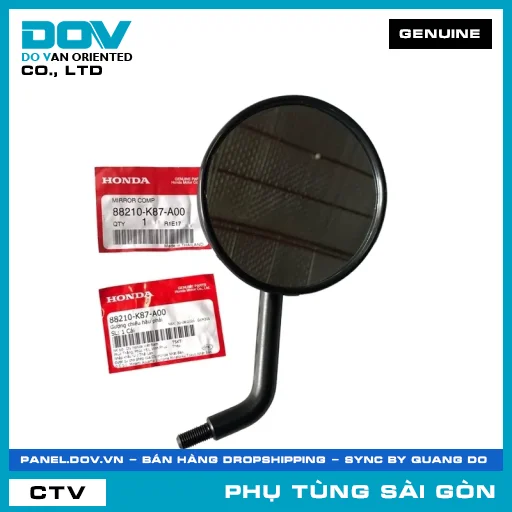 KIẾNG CHIẾU HẬU PHẢI | HONDA PARTS CODE 88210K87A00 — 88210K87A00