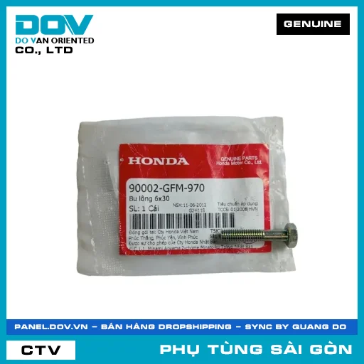 BU LÔNG 6X30 | HONDA PARTS CODE 90002GFM970 — 90002GFM970