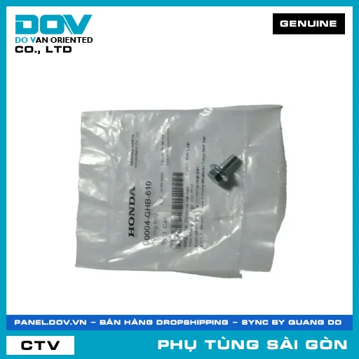 BU LÔNG 6X12 | HONDA PARTS CODE 90004GHB610 — 90004GHB610