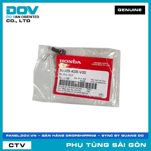 BU LÔNG 5X14 | HONDA PARTS CODE 90009K0RV00 — 90009K0RV00