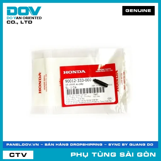 VÍT TỰ REN CHỈNH XU PÁP | HONDA PARTS CODE 90012333000 — 90012333000