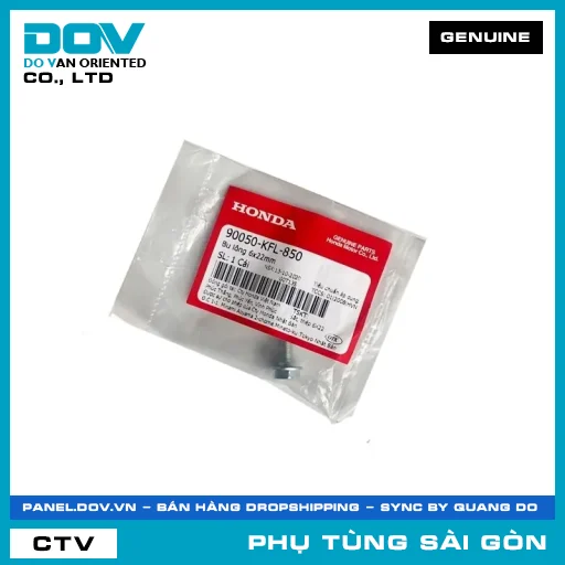 BU LÔNG 6X22MM | HONDA PARTS CODE 90050KFL850 — 90050KFL850