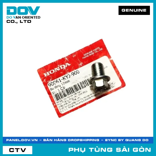 BU LÔNG 12MM | HONDA PARTS CODE 90061KYJ900 — 90061KYJ900