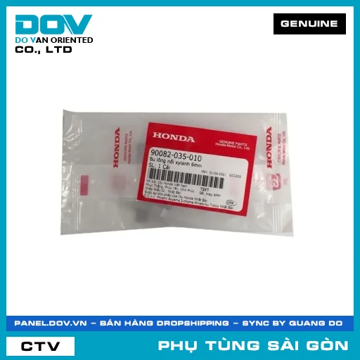 BU LÔNG NỐI XYLANH 6MM | HONDA PARTS CODE 90082035010 — 90082035010