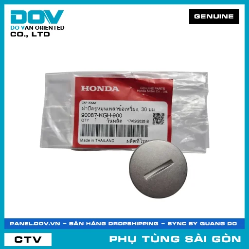 NẮP THĂM VÔ LĂNG ĐIỆN | HONDA PARTS CODE 90087KGH900 — 90087KGH900
