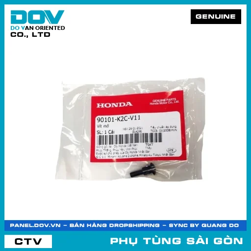 VÍT MỞ | HONDA PARTS CODE 90101K2CV11 — 90101K2CV11