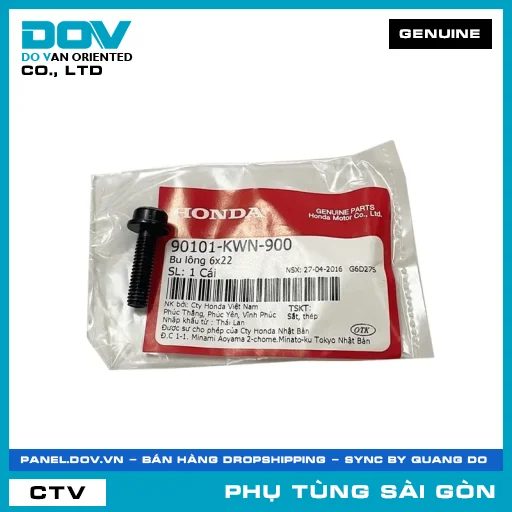 BU LÔNG 6X22 | HONDA PARTS CODE 90101KWN900 — 90101KWN900