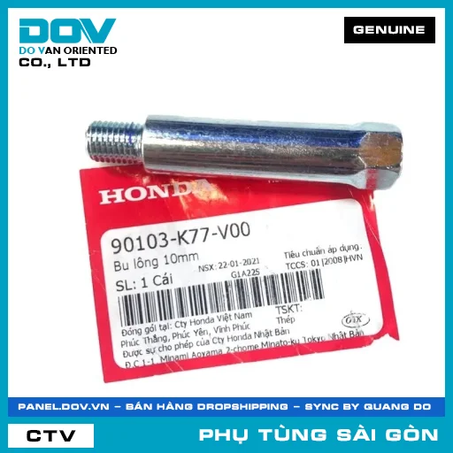 BU LÔNG 10MM | HONDA PARTS CODE 90103K77V00 — 90103K77V00