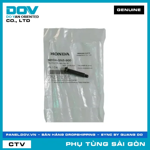 BU LÔNG NẮP SAU TAY LÁI | HONDA PARTS CODE 90104GN5900 — 90104GN5900