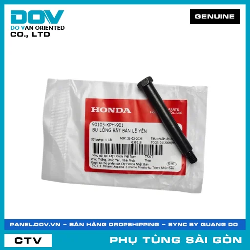 BU LÔNG BẮT BẢN LỀ YÊN | HONDA PARTS CODE 90105KPH901 — 90105KPH901