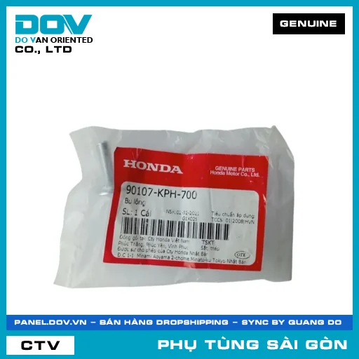 BU LÔNG | HONDA PARTS CODE 90107KPH700 — 90107KPH700