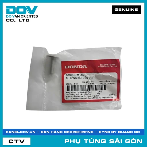 BU LÔNG BẮT ĐÈN SAU | HONDA PARTS CODE 90108KTM780 — 90108KTM780