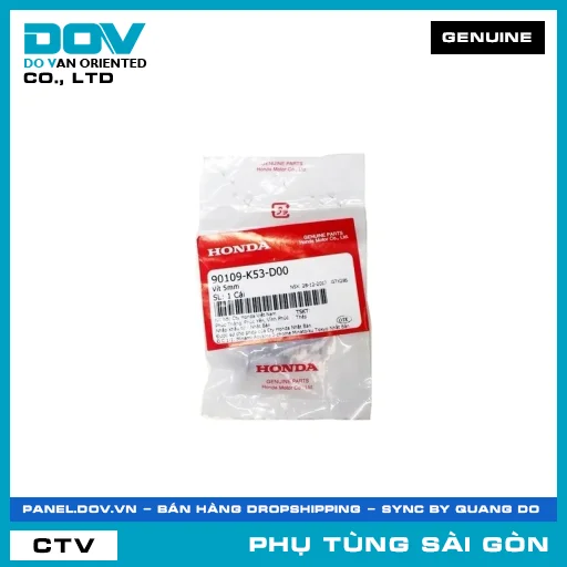 VÍT 5MM | HONDA PARTS CODE 90109K53D00 — 90109K53D00