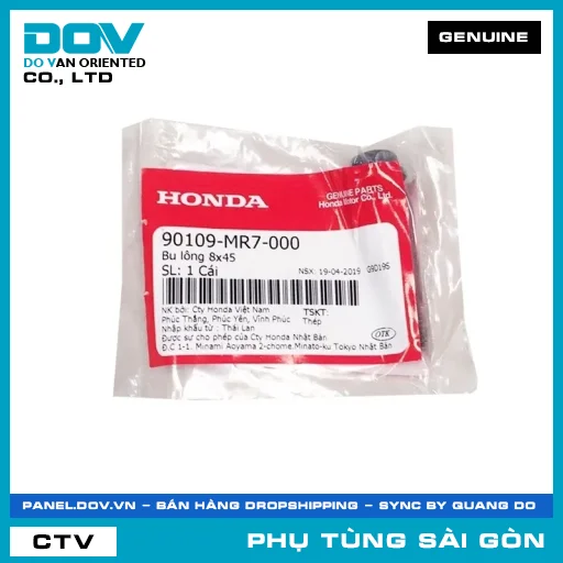 BU-LÔNG ĐẦU GỜ 8X45 | HONDA PARTS CODE 90109MR7000 — 90109MR7000