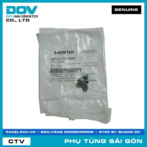BU LÔNG 6MM | HONDA PARTS CODE 90111162000 — 90111162000