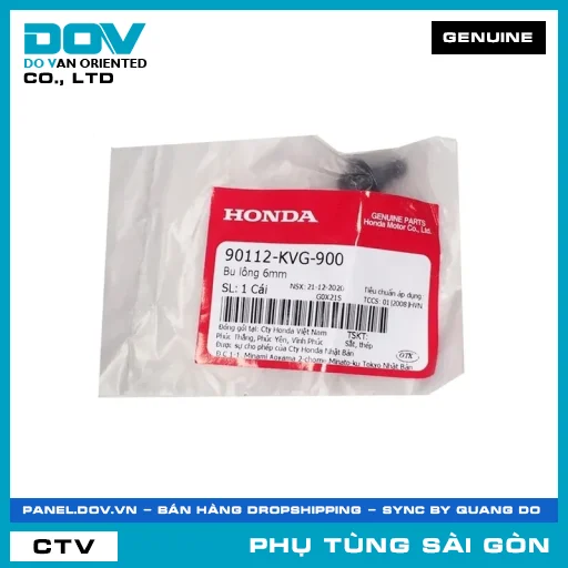 BU LÔNG 6MM | HONDA PARTS CODE 90112KVG900 — 90112KVG900