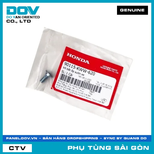 VÍT BẮT ỐP SƯỜN XE | HONDA PARTS CODE 90115KWW620 — 90115KWW620
