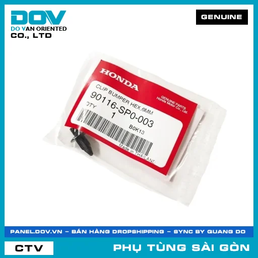 CHỐT CÀI | HONDA PARTS CODE 90116SP0003 — 90116SP0003