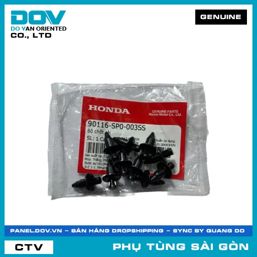 BỘ CHỐT CÀI | HONDA PARTS CODE 90116SP0003SS — 90116SP0003SS